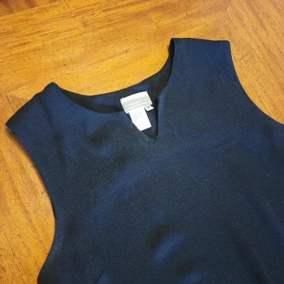 Coldwater Creek Black Pull-0n Shell - Picture 3 of 10